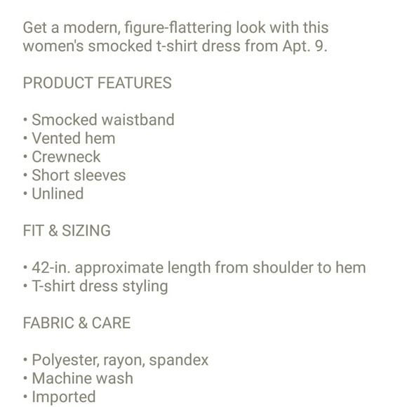 Any 2 for $25 Apt. 9 Dress - Picture 4 of 4